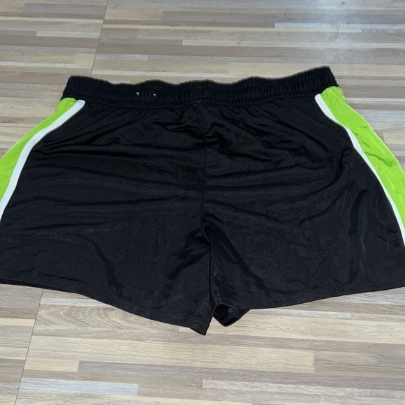 Xersion black and neon green athletic shorts - Picture 4 of 4